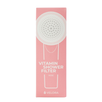 VELORA Vitamin C Shower Filter – Rose Aromatherapy Water Softener for Skin & Hair