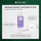 VELORA Vitamin C Shower Filter – Lavender