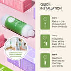 VELORA Vitamin C Shower Filter – Forest