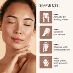 MORA Makeup Removal Pads – Standing Pouch (Ivory, 30 Pads)