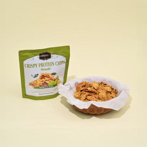 Crispy Protein Chips – Wasabi Flavor (60g)