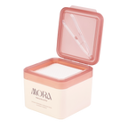 MORA Hard Case with Makeup Removal Pads (Ivory, 30 Pads)