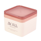 MORA Hard Case with Makeup Removal Pads (Ivory, 30 Pads)