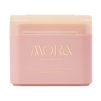 MORA Hard Case with Makeup Removal Pads (Pink, 30 Pads)