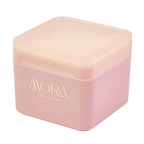 MORA Hard Case with Makeup Removal Pads (Pink, 30 Pads)